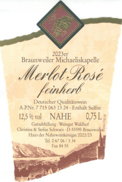 <br>Nr. 16<br>Merlot<br>Qualitätswein<br>feinherb